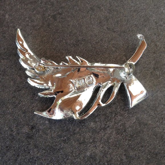 Vintage Art Deco Rhinestone Brooch - Picture 3 of 3